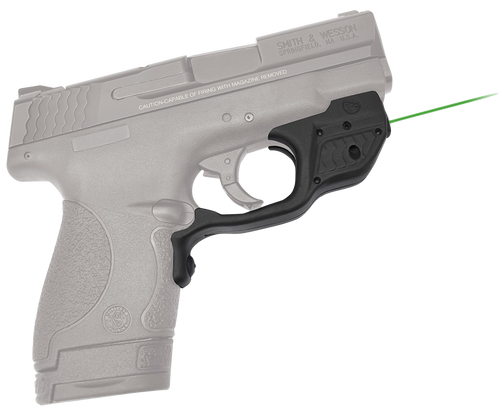 Crimson Trace 0144901 Laserguard  S&W M&P Shield/Shield M2.0, Green Laser Black Polymer