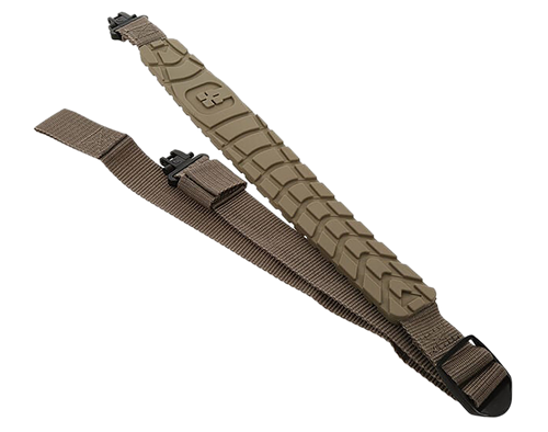 Caldwell 1131996 Max Grip Slim Sling Flat Dark Earth 20"- 41" OAL Adjustable Rifle