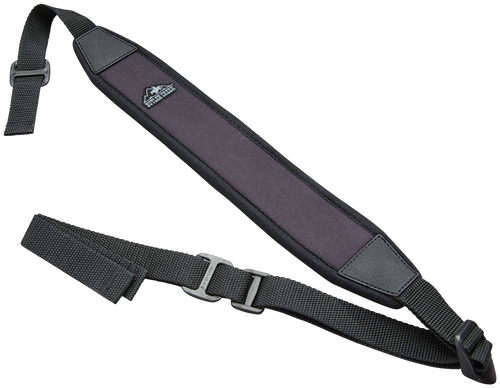 Butler Creek 80073 Easy Rider Rifle Sling Black Neoprene w/Sharkskin Back 48" OAL 2.5" Wide Adjustable Design
