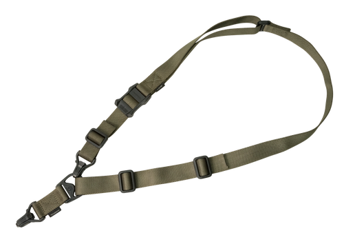 Magpul MAG514RGR MS3 Gen2 Sling Ranger Green Nylon 48"-60" OAL Adjustable One-Two Point Rifle