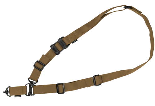 Magpul MAG953COY MS4 QDM Sling Coyote Tan Nylon 48"-60" OAL Adjustable One-Two Point AR Platform