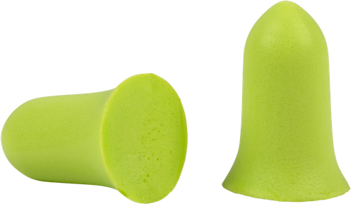 Allen 4128 Tapered Foam Ear Plugs 32 dB Lime Green 50 Pair