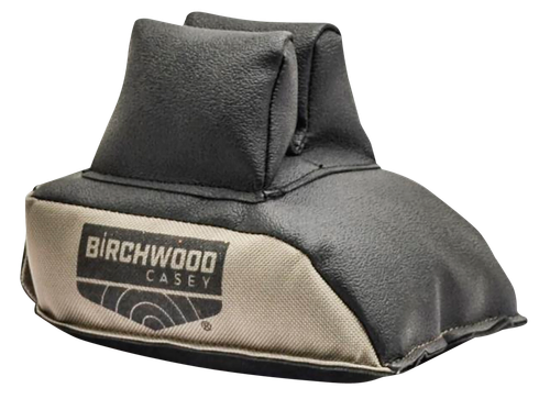 Birchwood Casey URBF Universal Rear Bag  Prefilled Tan Polyester Black Leather Top