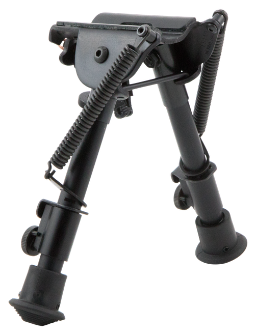 Harris Bipods BR1A2 Non-Swivel BR Bipod Black 6-9" Steel/Aluminum