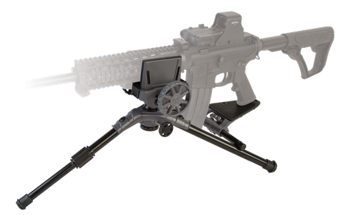 Caldwell 821400 Precision Turret Shooting Rest Black Aluminum 22.40" L x 5.50" W