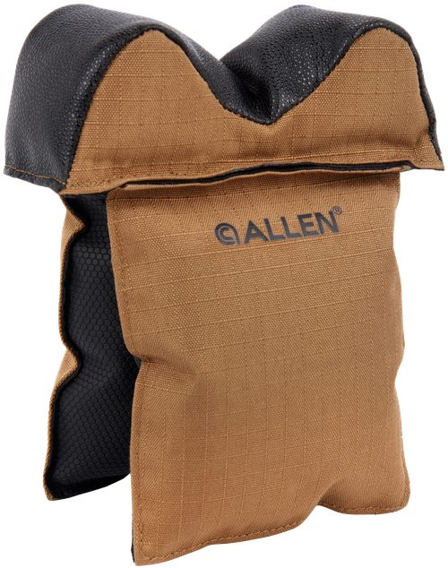 Allen 18413 X-Focus Window Prefilled Front Bag Coyote w/Black Accents Ripstop Polyester, Tacky Grip Bottom Weighs 1.29 lbs., 5.50" L x 7" H