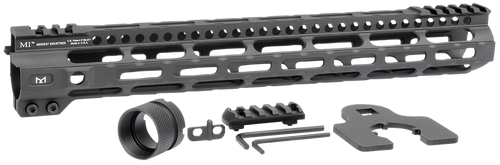 Midwest Industries MICRLW14 Combat Lightweight AR-15 Black Hardcoat Anodized Aluminum/Polymer 14" Picatinny/M-LOK