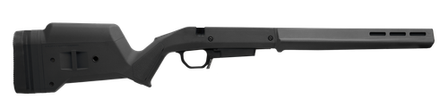 Magpul MAG1207-BLK Hunter American Stock Black Adjustable Synthetic Stock with Aluminum Chassis for Short Action Ruger American Right Hand Includes STANAG Mag Well