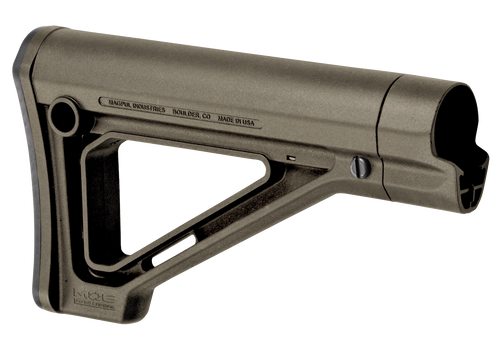 Magpul MAG480-ODG MOE Carbine Stock Fixed OD Green Synthetic for AR-15, M16, M4 with Mil-Spec Tube (Tube Not Included)