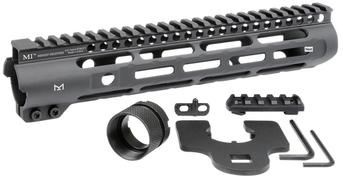 Midwest Industries MISLH105 Slimline  AR-15 Black Hardcoat Anodized Aluminum/Polymer 10.50" Picatinny/M-LOK