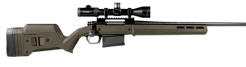 Magpul MAG483-ODG Hunter 700 Stock Fixed with Aluminum Bedding & Adjustable Comb OD Green Synthetic for Remington 700 LA