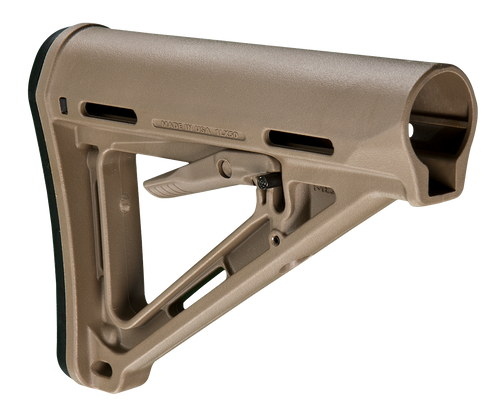 Magpul MAG400-FDE MOE Carbine Stock Flat Dark Earth Synthetic for AR-15, M16, M4 with Mil-Spec Tube (Tube Not Included)