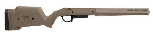 Magpul MAG1207-FDE Hunter American Stock Flat Dark Earth Adjustable Synthetic Stock with Aluminum Chassis for Short Action Ruger American Right Hand Includes STANAG Mag Well
