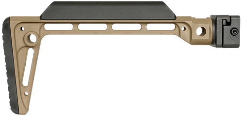 Midwest Industries MIMINSFFDE Minimalistic Side Folding Stock Flat Dark Earth 6061 Aluminum Folding