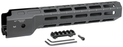 Midwest Industries MICRPC9 Combat  Ruger PC9 M-Lok Handguard Black Hardcoat Anodized 6061-T6 Aluminum 12"