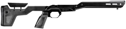 Mdt Sporting Goods Inc 107835BCF HNT26 Chassis System Black Carbon Fiber Fits Howa 1500 SA/ Weatherby Vanguard Compatible w/ AICS Mags Short Action ARCA