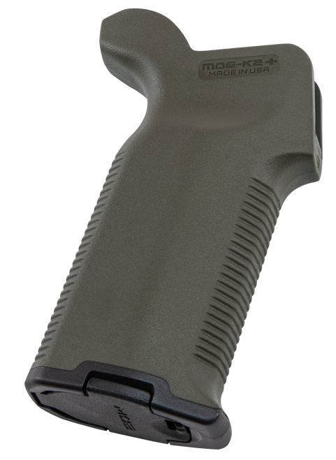 Magpul MAG532-ODG MOE-K2+ Grip OD Green Polymer for AR-15, AR-10, M4, M16, M110, SR25