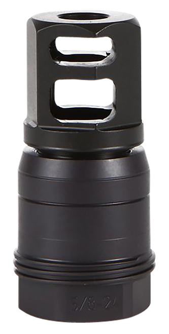 Sig Sauer SL76258X2490DEGM Clutch-Lok QD Muzzle Brake Black Stainless Steel with 5/8" 24 tpi Threads for 7.62mm 90 Degree Taper