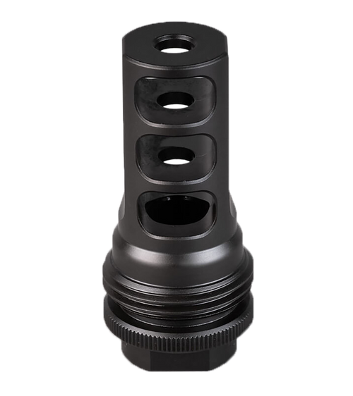 SilencerCo AC2631 ASR Muzzle Brake Black Nitride 3/4"x24 Threads 458 Cal