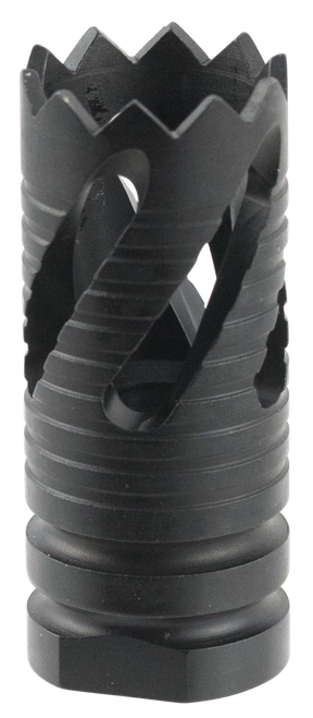 TacFire MZ10213B Thread Crown Muzzle Brake Black Oxide Steel with 5/8"-24 tpi Threads & 2.05" OAL for 308 Win AR-10