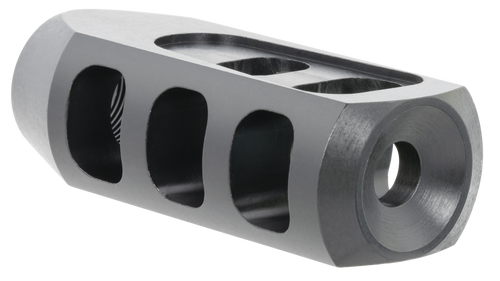 TacFire  Tanker Muzzle Brake  Black Oxide Steel with 5/8"-24 tpi Threads 2.76" OAL 1.37" Diameter for 308 Win