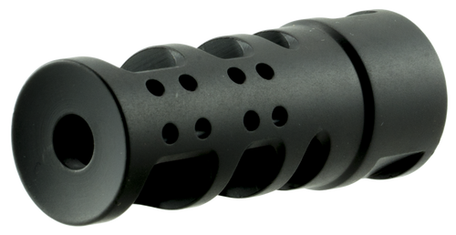 Spikes Tactical SBV1065 R2 Muzzle Brake Black Nitride 416R Stainless Steel with 1/2"-28 tpi Threads for 5.56x45mm NATO