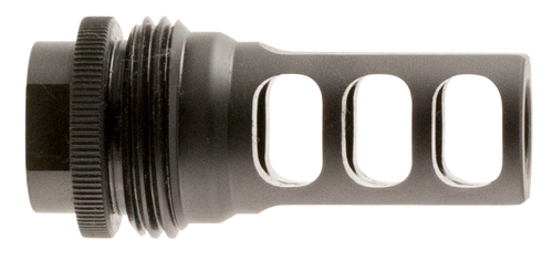 SilencerCo AC1733 ASR Muzzle Brake Black Steel with 5/8"-24 tpi Threads for 458 Cal