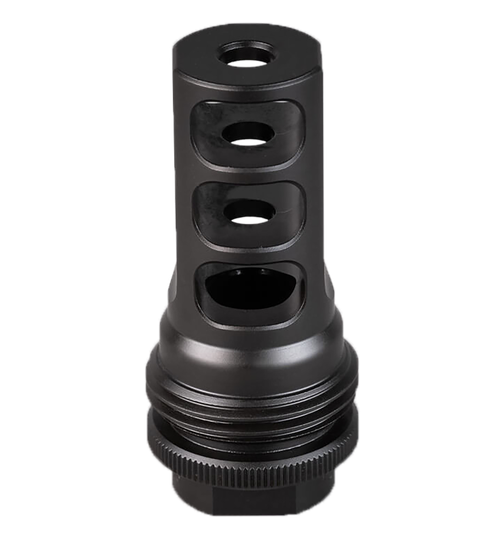 SilencerCo AC1276 ASR Muzzle Brake Black Nitride 9/16x24 RH Threads 30 Cal