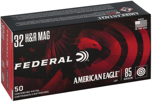 Federal AE32HR American Eagle  32H&RMag 85gr Jacketed Soft Point 50 Per Box/20 Case