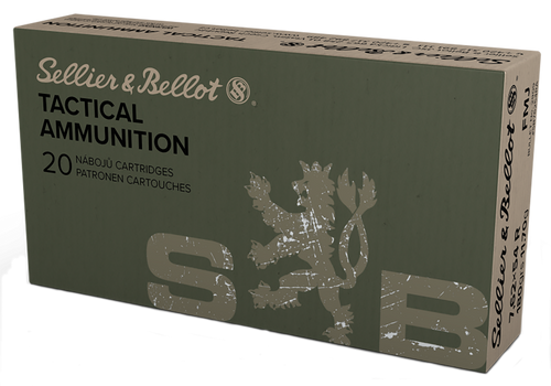 Sellier & Bellot SB76254RA Rifle  7.62x54mmR 180gr Full Metal Jacket 20 Per Box/20 Case