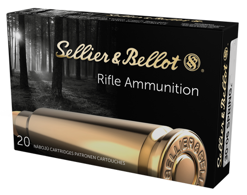 Sellier & Bellot SB3006F Rifle  30-06Springfield 147gr Full Metal Jacket 20 Per Box/20 Case
