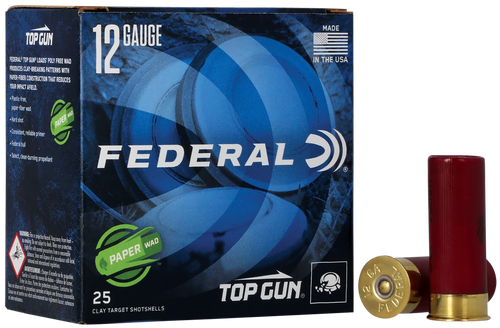 Federal GMT12178 Premium Paper Wad 12Gauge 2.75" 1oz 8Shot 25 Per Box/10 Case