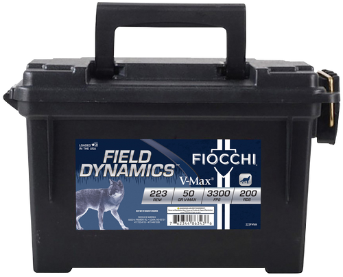 Fiocchi 223FHVA Field Dynamics  223Rem 50GR V-Max