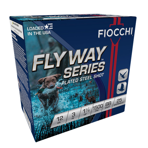 Fiocchi 123STBB Flyway  12Gauge 3" 1 1/8oz BBShot 25 Per Box/10 Case