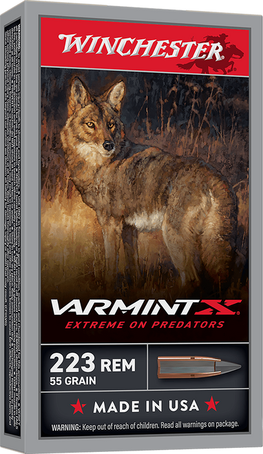 Winchester Ammo X22250PXP Varmint X  22-250Rem 55gr Extreme Point 20 Per Box/10 Case