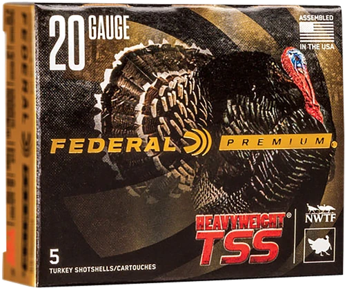 Federal PTSSX257F9 Premium Turkey Heavyweight TSS 20Gauge 2.75" 1 1/8oz 9Shot 5 Per Box/50 Case