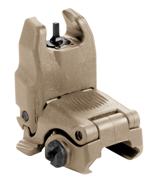 Magpul MAG247-FDE MBUS Sight Front  Black Folding for AR-15/M16