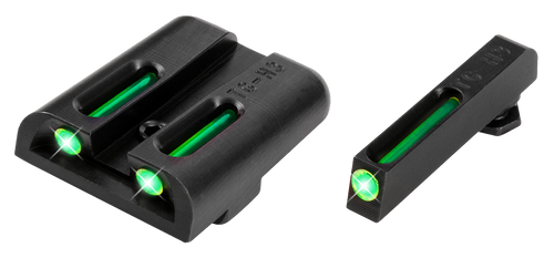 TruGlo TG131XT TFO  Green/Tritium/Fiber Optic Front Sight-Green/Tritium/Fiber Optic Rear Sight Springfield Armory XD