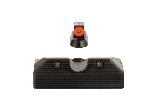 Trijicon 601081 HD XR Night Sight Set Green Tritium/Orange Outline Front, Green Tritium Rear, Black Frame, Fits CZ P-10/P-10C