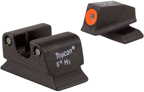 Trijicon 600624 HD Night Sights  Green/Tritium Orange Outline Front Sight-Green Tritium Black Outline Rear Sight Beretta PX4