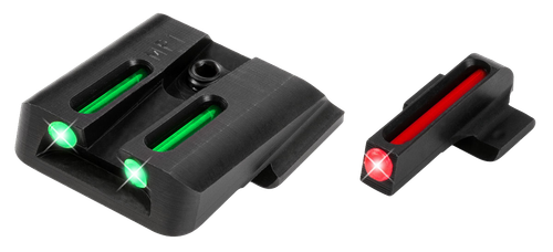 TruGlo TG131MP1 Fiber-Optic  Red/Fiber Optic Front Sight-Green/Fiber Optic Rear Sight Smith & Wesson M&P EZ 380