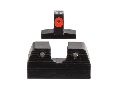 Trijicon 600891 HD XR Night Sight Set Green Tritium/Orange Outline Front, Green Tritium Rear, Black Frame, Fits FN FNP/FNX