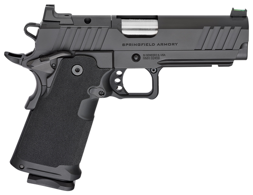 Springfield Armory PH9117AOS Prodigy  9mm Luger 20+1/17+1 4.25" Bull Barrel, Black Cerakote Carbon Steel Frame w/Picatinny Acc. Rail, Optic Ready Slide, Polymer Grip, Fiber Optic Sight