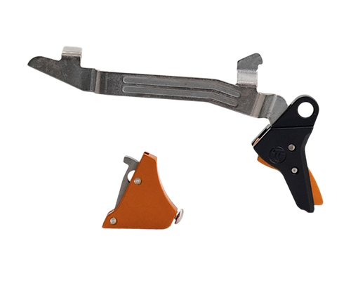 Timney Triggers ALPHAGLOCK5ORANGE Alpha Competition  9mm/40 S&W Orange Fits Glock Gen5