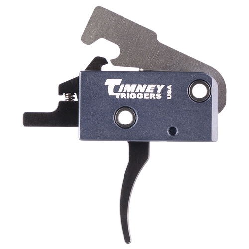 Timney Triggers IMPACT Impact AR Curved Trigger with 3 lbs Draw Weight & Black Finish for AR-Platform