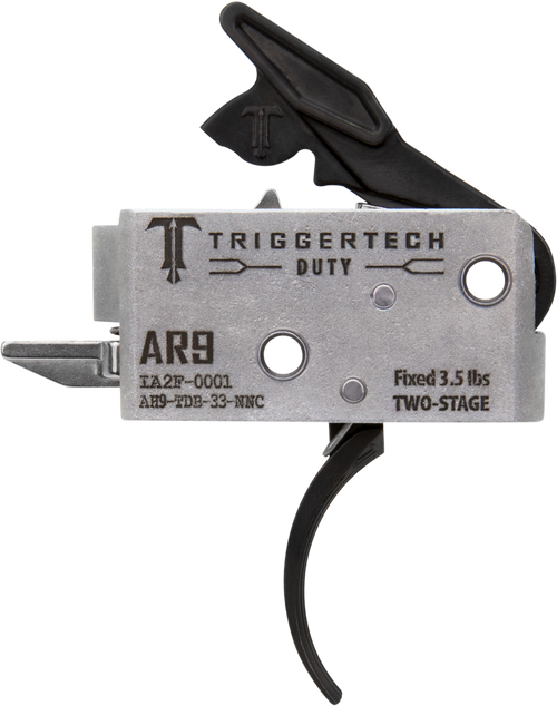 TriggerTech AH9TDB33NNC Duty  Curved Trigger Two-Stage 3.50 lbs Draw Weight Fits AR-9