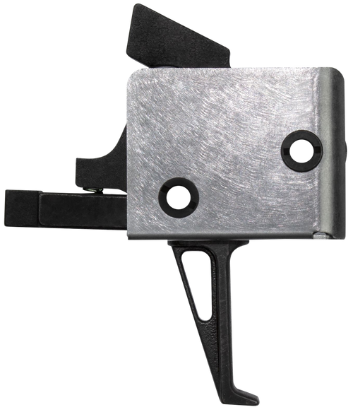 CMC Triggers 92503 Drop-In  Single-Stage Flat Trigger w/ 4-4.50 lbs Draw Weight & Black/Silver Finish