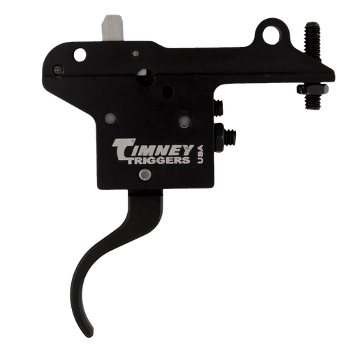 Timney Triggers 401 Featherweight  Curved Trigger with 3 lbs Draw Weight & Black Finish for Winchester 70 Right