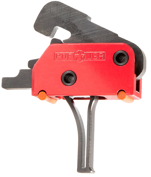 Patriot Ordnance Factory 00858 Drop-In  Black/Red Flat Trigger Single-Stage