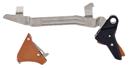 Timney Triggers ALPHAGLOCK5 Alpha Competition 9mm Luger/40 S&W/22 LR, Bronze Straight Trigger, Compatible w/Glock Gen5 & Glock 44